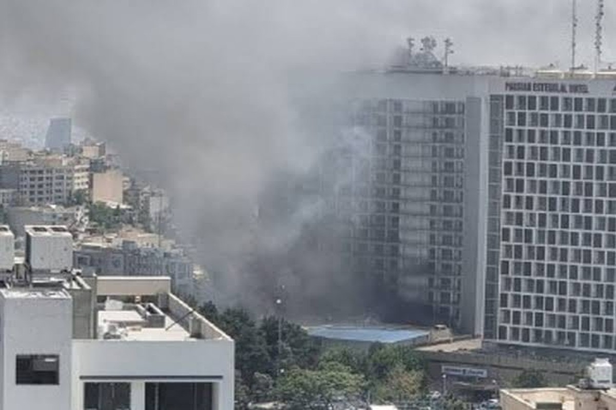 Fire erupts near Tehran five-star hotel