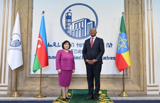 Speaker of Azerbaijani Parliament met with Speaker of the Ethiopian House of People's Representatives-PHOTO 