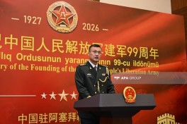 Baku marks 99th anniversary of the founding of the Chinese People's Liberation Army - PHOTO 