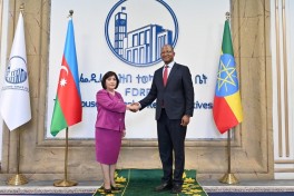 Speaker of Azerbaijani Parliament met with Speaker of the Ethiopian House of People's Representatives-PHOTO 