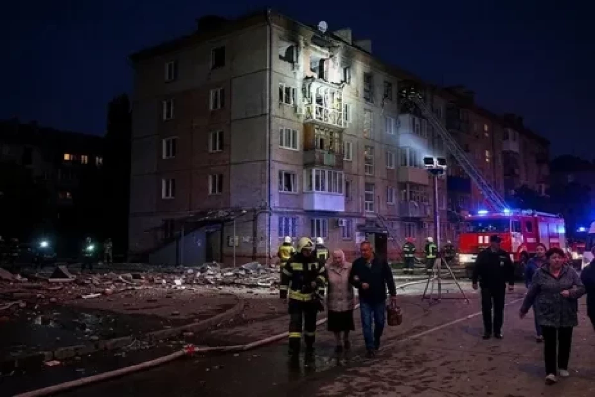 One killed, one injured after missile debris hits residential building in Russia