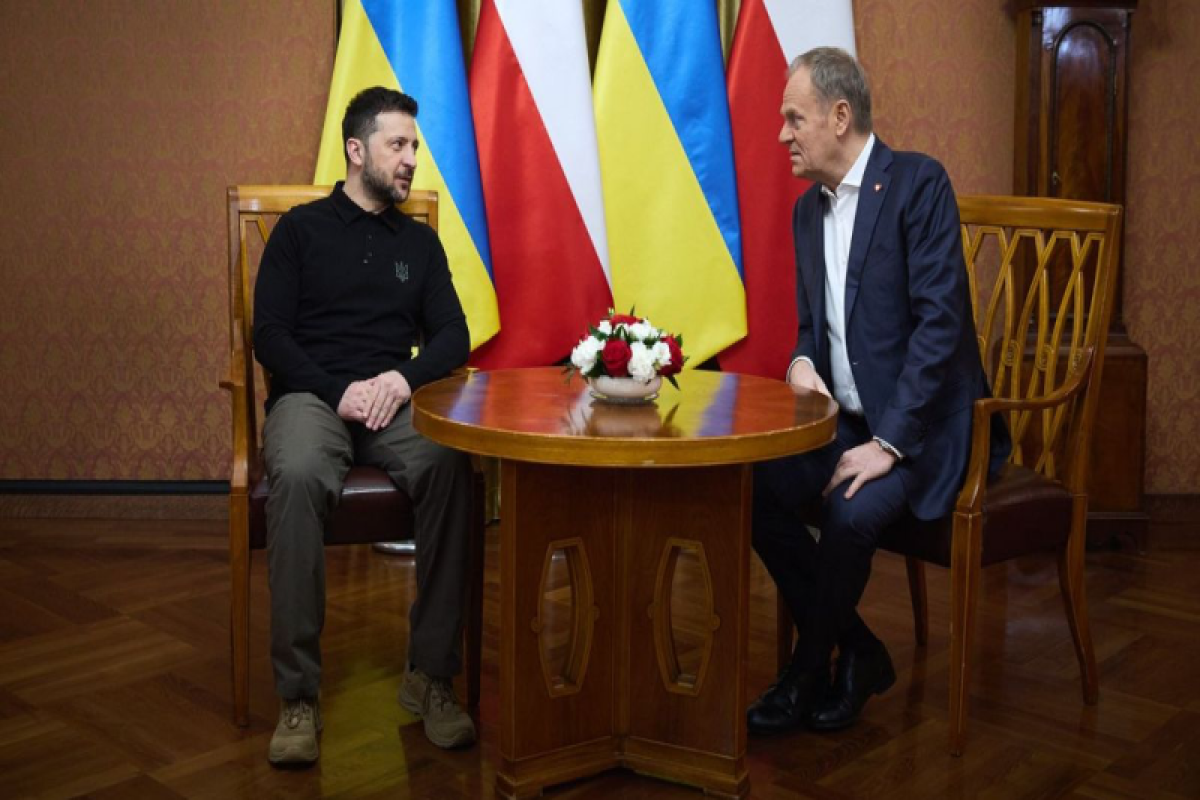Zelenskyy reveals first details of meeting with Tusk
