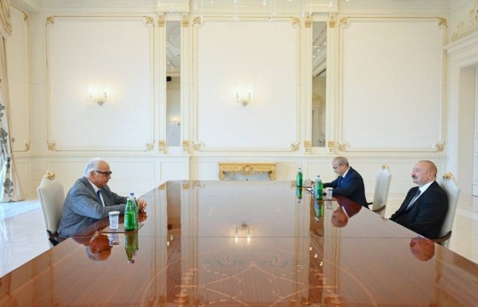 President Ilham Aliyev received President of United World Wrestling