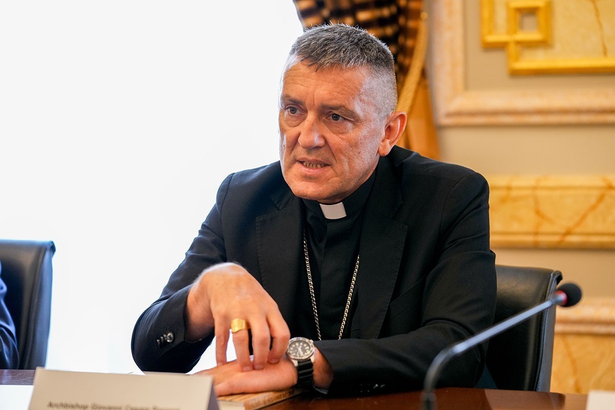 Archbishop Giovanni Cesare Pagazzi, Archivist and Librarian of the Holy Roman Church