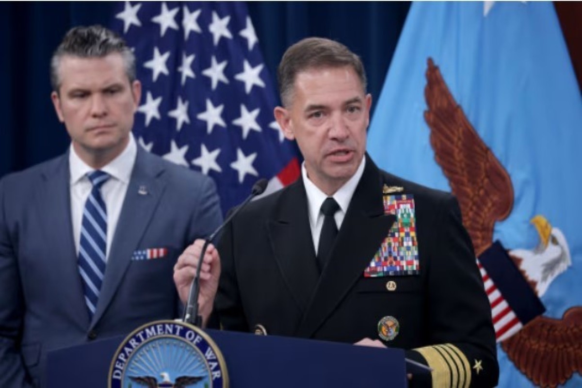 The commander of the U.S. Central Command (CENTCOM), Adm. Brad Cooper