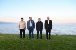 President Ilham Aliyev, alongside Presidents of Kyrgyzstan, Uzbekistan, and Tajikistan, attended inauguration of Golf Club in Cholpon-Ata