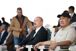 President Ilham Aliyev, alongside Presidents of Kyrgyzstan, Uzbekistan, and Tajikistan, attended inauguration of Golf Club in Cholpon-Ata