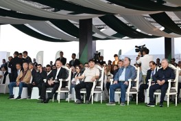 President Ilham Aliyev, alongside Presidents of Kyrgyzstan, Uzbekistan, and Tajikistan, attended inauguration of Golf Club in Cholpon-Ata