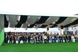 President Ilham Aliyev, alongside Presidents of Kyrgyzstan, Uzbekistan, and Tajikistan, attended inauguration of Golf Club in Cholpon-Ata