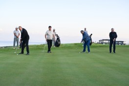 President Ilham Aliyev, alongside Presidents of Kyrgyzstan, Uzbekistan, and Tajikistan, attended inauguration of Golf Club in Cholpon-Ata