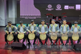 Uzbek musicians perform at the 15th Gabala International Music Festival