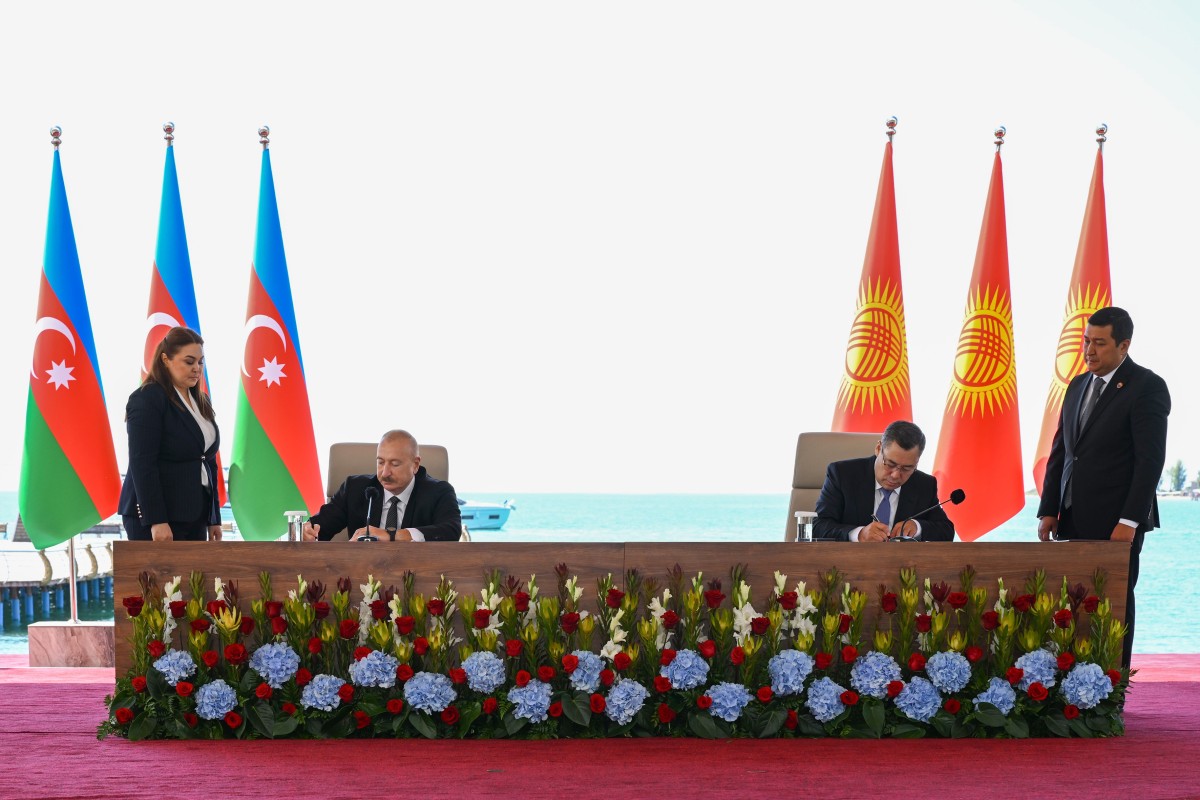 Azerbaijan and Kyrgyzstan exchanged the documents signed