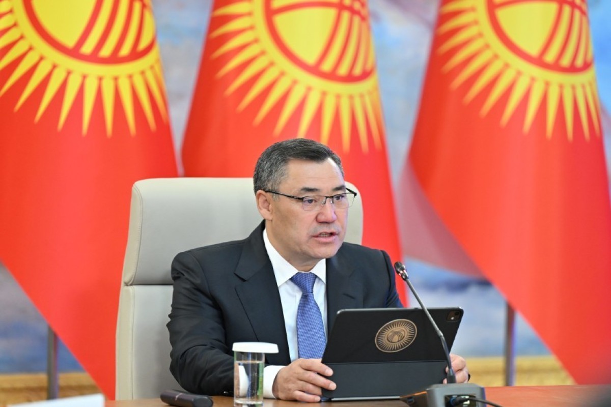 Kyrgyz President Sadyr Zhaparov