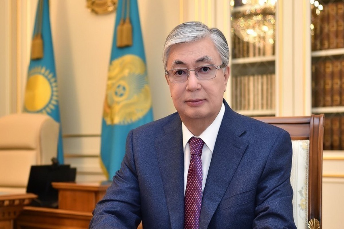 Kazakh President Kassym-Jomart Tokayev