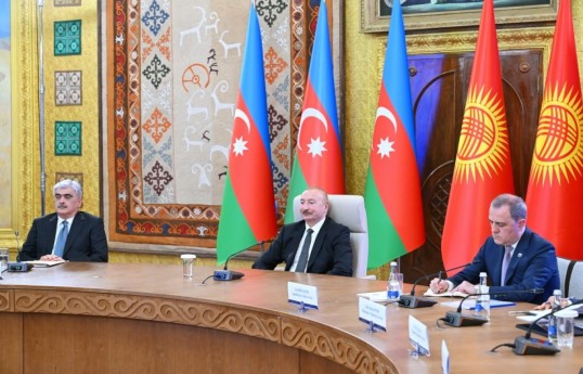 Azerbaijani President: I am glad that the Kyrgyzstan-Azerbaijan Fund is operating successfully