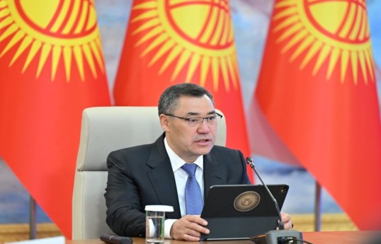 Kyrgyz President Sadyr Zhaparov