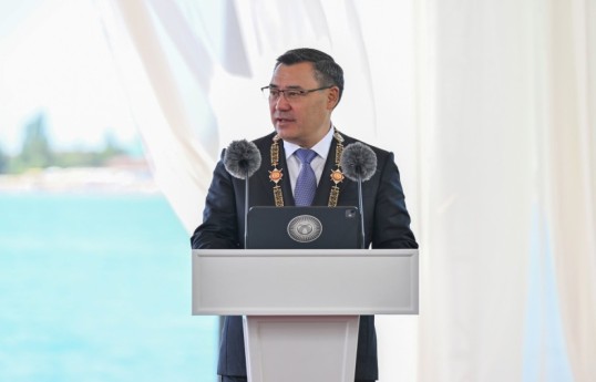 Kyrgyz President Sadyr Zhaparov