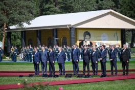 Official welcome ceremony was held for President Ilham Aliyev in Cholpon-Ata