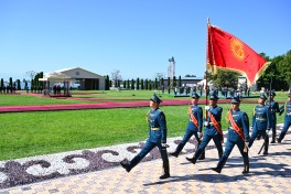 Official welcome ceremony was held for President Ilham Aliyev in Cholpon-Ata