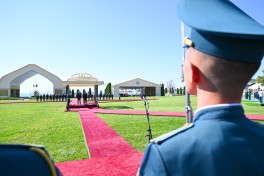 Official welcome ceremony was held for President Ilham Aliyev in Cholpon-Ata