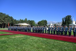 Official welcome ceremony was held for President Ilham Aliyev in Cholpon-Ata