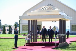 Official welcome ceremony was held for President Ilham Aliyev in Cholpon-Ata