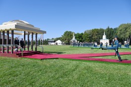 Official welcome ceremony was held for President Ilham Aliyev in Cholpon-Ata