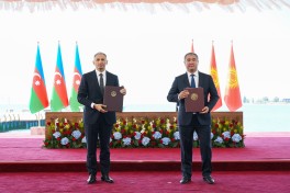 Azerbaijan and Kyrgyzstan exchanged the documents signed