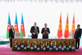 Azerbaijan and Kyrgyzstan exchanged the documents signed