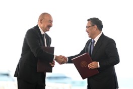 Azerbaijan and Kyrgyzstan exchanged the documents signed