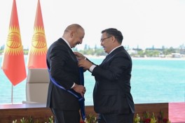 Award ceremony held for Presidents of Azerbaijan and Kyrgyzstan - PHOTO 