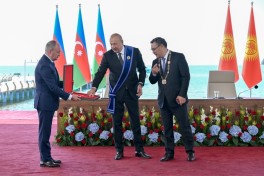 Award ceremony held for Presidents of Azerbaijan and Kyrgyzstan - PHOTO 