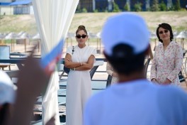 First Lady Mehriban Aliyeva visited “Altyn Balalyk” Health and Rehabilitation Center in Cholpon-Ata - PHOTO 