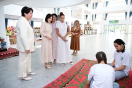 First Lady Mehriban Aliyeva visited “Altyn Balalyk” Health and Rehabilitation Center in Cholpon-Ata - PHOTO 