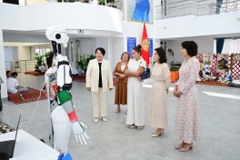 First Lady Mehriban Aliyeva visited “Altyn Balalyk” Health and Rehabilitation Center in Cholpon-Ata - PHOTO 