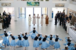First Lady Mehriban Aliyeva visited “Altyn Balalyk” Health and Rehabilitation Center in Cholpon-Ata - PHOTO 