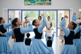 First Lady Mehriban Aliyeva visited “Altyn Balalyk” Health and Rehabilitation Center in Cholpon-Ata - PHOTO 