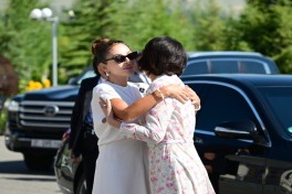 First Lady Mehriban Aliyeva visited “Altyn Balalyk” Health and Rehabilitation Center in Cholpon-Ata - PHOTO 