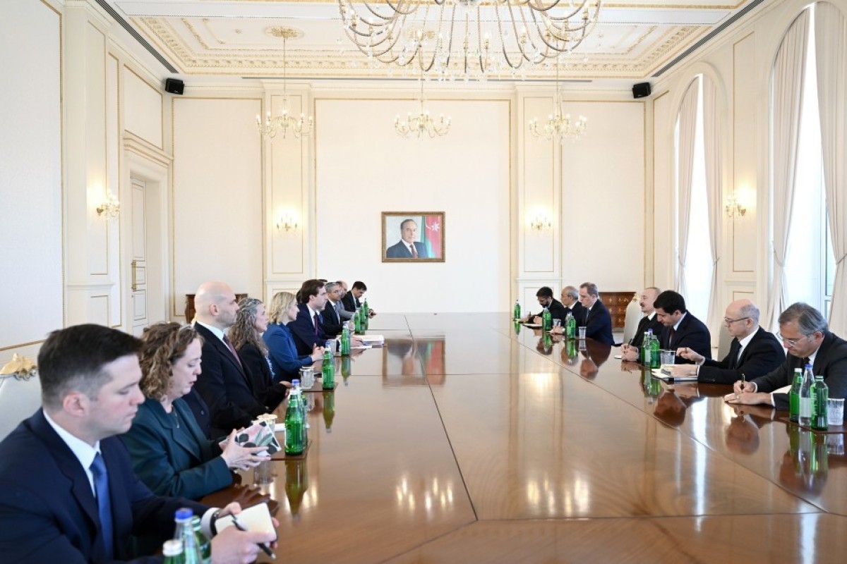President Ilham Aliyev received U.S. delegation led by Assistant Secretary of State for Economic, Energy, and Business Affairs