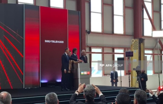 Baku-Tbilisi-Kars railway line commissioned following its modernization - UPDATED  - PHOTO 
