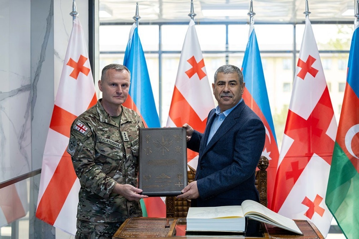 Zakir Hasanov visits several military facilities in Georgia