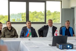 Zakir Hasanov visits several military facilities in Georgia