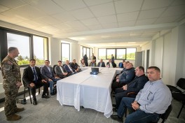 Zakir Hasanov visits several military facilities in Georgia