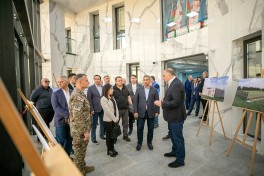 Zakir Hasanov visits several military facilities in Georgia