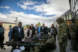 Zakir Hasanov visits several military facilities in Georgia