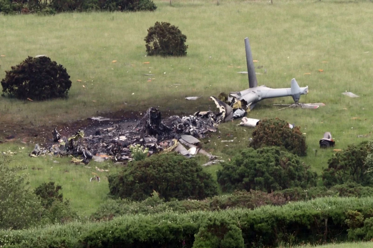 Helicopter crash kills 3 Royal Navy personnel in southwestern England
