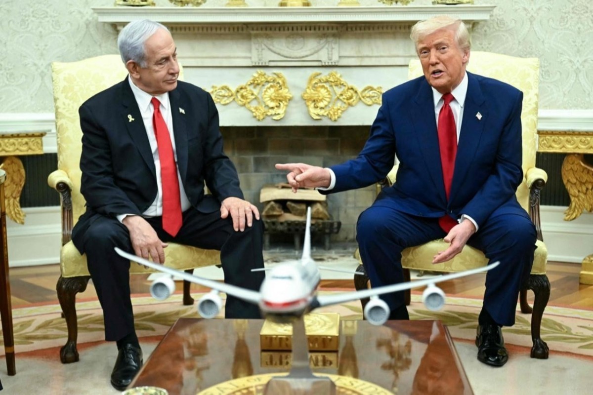 Israeli Prime Minister Benjamin Netanyahu, US President Donald Trump