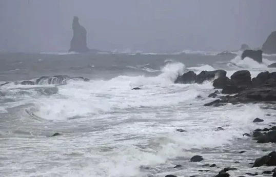 Tropical storm Jangmi batters Japan, cuts power to 60,000 homes