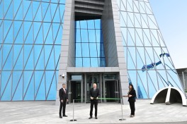 President Ilham Aliyev attends opening of Central Bank’s new administrative building - PHOTO 