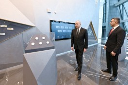 President Ilham Aliyev attends opening of Central Bank’s new administrative building - PHOTO 